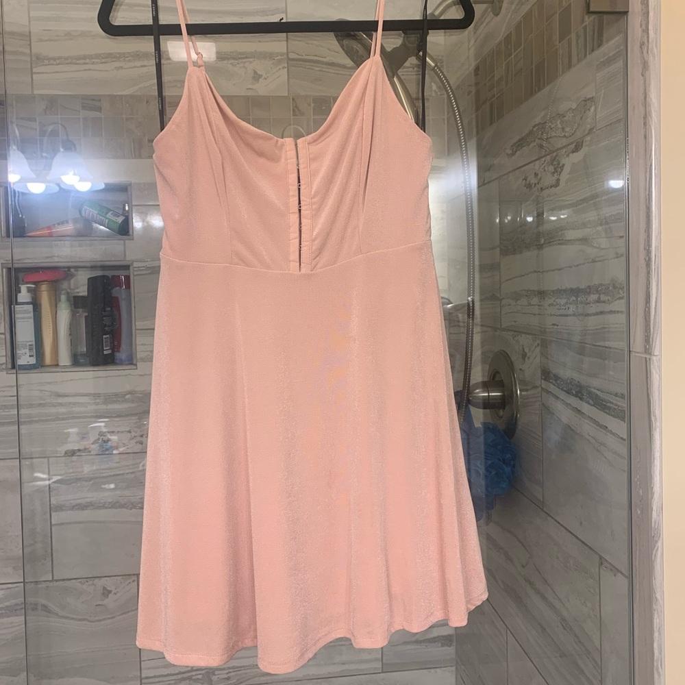 Hook and eye dress